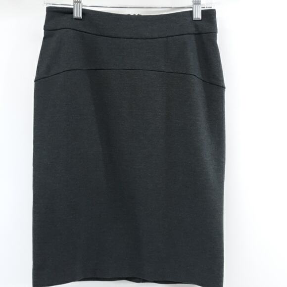 MICHAEL Michael Kors Pencil Skirt Womens 4‎ Grey Professional Office Career Work - Picture 1 of 8